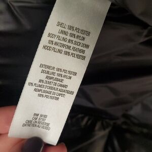 Calvin Klein Black Puffer Coat Outerwear